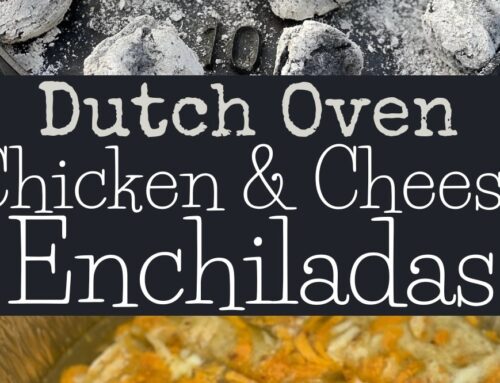 Cheese, Green Chile & Chicken Enchilada Dutch Oven recipe
